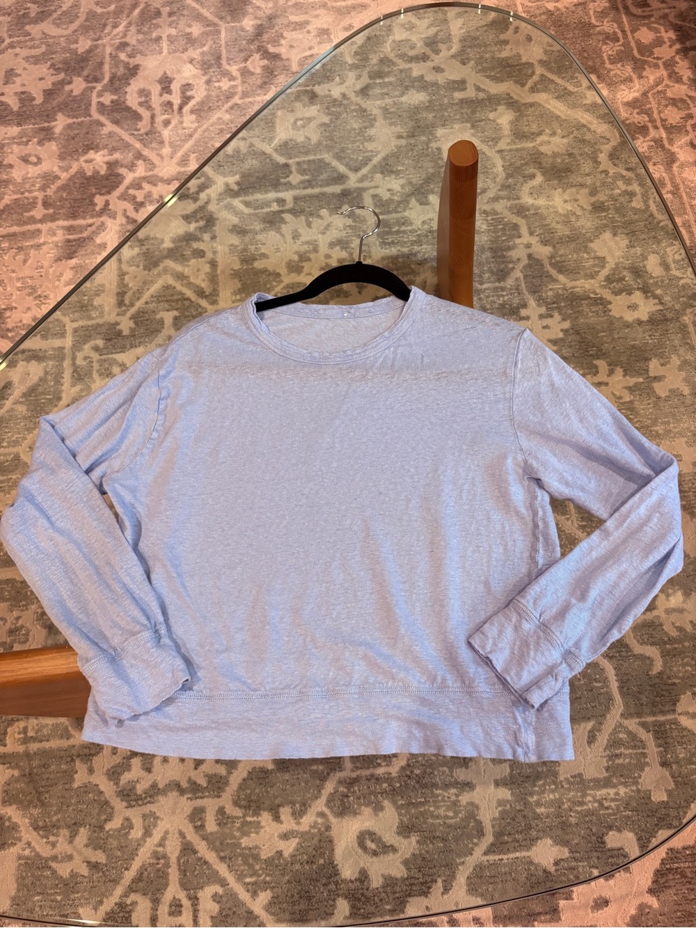 Vince linen long sleeve light sweater / t shirt top large